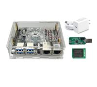 youyeetoo VisionFive2 v1.3B RISC-V Single Board Computer, Quad Core, 8GB with WiFi Dongle, StarFive JH7110 with 3D GPU, Dual Ethernet Port with 2 x 1Gbit, for IOT/AI (Kit 5)