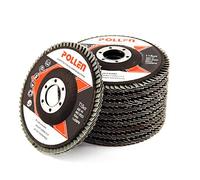 Youyijia 10Pcs Flap Discs 40 Grit Grinder Discs Grinding Wheel Discs 115mm Grinding Discs for Grinding Metal Wood