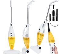 Youyijia 2-in-1 Upright Handheld Vacuum Cleaner - 1000W Corded Stick Vacuum with HEPA Filter for Efficient Cleaning - Lightweight & Versatile, Yellow