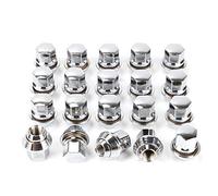 Youyijia 20PCS Alloy Wheel Nuts M12 x 1.5 Wheel Locking Nuts Taper Washer 19mm Hex Bolt Floating Captive Replacement for Ford, Fiesta, Kuga, Focus