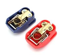 Youyijia 2PCS Quick Release Battery Terminals Clamps Detachable 12V Universal Car Battery Connectors Car Van Caravan Motorhome Boat Copper Plate Battery Terminal Clamps