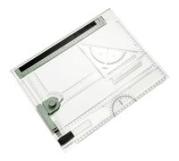 Youyijia A4 Drawing Board 36.8X29.2cm Adjustable Angle System Drawing Board Art Craft Table with Parallel Motion Accessories for Students Engineers Artists and Architects (White A4)