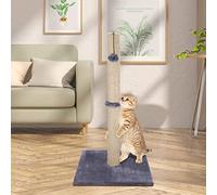 Youyijia Cat Scratching Post 74cm Cat Scratcher Sisal Rope Covered Soft Smooth Plush Vertical Scratch for Cats