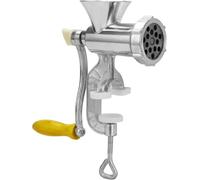 Youyijia Hand Meat Grinder Aluminum Alloy Sausage Filling Machine Heavy Duty Manual Hot Dog Maker for Meat Noodles Pepper 6-in-1 Kit 23 * 22CM