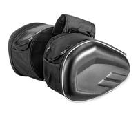 Youyijia Motorcycle Saddle Bag Universal Waterproof Expandable Motorcycle Panniers Side Bags with Rain Cover Durable Oxford Material for Long-Distance Travel Black