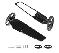 Youyijia Motorcycle Side Mirrors 2pcs Motorcycle Rearview Mirror 360° Rotating Motorbike Wing Mirror Adjustable Flat Motorbike Mirrors for Nin-ja 300/400/650/ZX6R/ZX10R