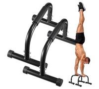 Youyijia Parallettes Bars Heavy-Duty Push Up Bars 10.2 in High for Handstands, Full Planche & Dips Calisthenics Equipment