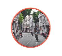 Youyijia Traffic Mirror Convex Road Safety Mirror Unbreakable 130 Degree Wide Angle Blind Spot Mirror with Wall Bracket for Road Safety Garage(30cm)