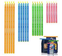YOUYIKE 30Pcs Bag Sealer Sticks, 5 Different Color and Size Magic Bag Sealing Sticks, Reusable Plastic Food Bag Sealers for Storage and Fresh Food, Crisps and Snacks