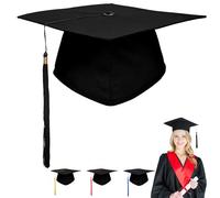 YOUYIKE Unisex Graduate Hat, Bachelor, Master Diploma, Doctor, Adjustable Mentor for Undergraduate, Master and PhD, Graduation Ceremonies/University Party