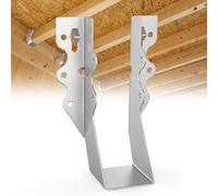 YOUYIKOO 25 pcs 2x6 Joist Hanger,LU26 20 Gauge Galvanizing Face Mount Joist Hangers for Wood,Hurricane Tie for Rafter Fits Truss Connectors.Rafter Hangers 2x6 Great for Floor Deck and Ceiling Joists