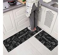 youyoucool Kitchen Mat Anti Fatigue Kitchen Rug Sets 1 Piece Non Skid Kitchen Floor Mats Cushioned Comfort Standing Mat Waterproof Kitchen Runner Mats 16x24inch