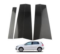 YOUYOUGU Carbon Fiber Black Pillar Post Window Trim For Golf 6 MK6 2009-2013 Door Window Pillar Cover Sticker Decals Kits