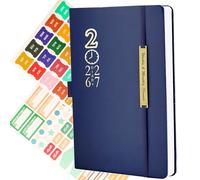 Youzhizhe 2026 Diary - 18 Month Diary 2026-2027 a5 Week to View From Jan 2026 to Jun 2027 with Monthly Tabs, 100GSM Paper (Blue (2026.1-2027.6))