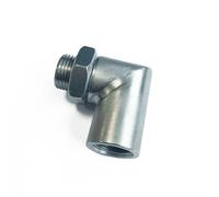 YOUZKA Sensor Replacement 1PC 90 Degree 135 Degree With Nut Universal Exhaust Pipe Oxygen Sensor Adapter Interface(90Degrees)