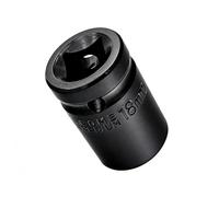 Youzzei 1/2 Inch 18mm Impact Socket, 6 Point Shallow Metric Socket, Upgraded Electrophoretic Coating CR-V Steel 18mm Sockets 1/2" Drive for Car Repair Mechanical Maintenance Home Use