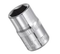 Youzzei 11mm 3/8 Inch Square Drive Socket, 6 Point Metric Socket, Polishing Chrom Vanadium Alloy Steel 11mm Sockets 3/8" Drive for Car Repair Mechanical Maintenance Home Use