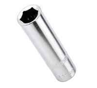 Youzzei 11mm Deep Socket 3/8" Drive, 6 Point 3/8 Inch Square Drive Socket, Polishing CR-V Alloy Steel 11mm Metric Sockets 2.52" Length for Car Repair Mechanical Maintenance Home Use