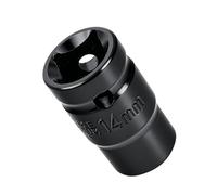 Youzzei 14mm Impact Socket 1/2" Drive 6Pt Shallow Metric Socket CR-V Coated | Electrophoretic Coating CR-V Steel 14mm Socket 1/2" Drive, 6-Point Design, For Auto Repair Mechanical Maintenance DIY