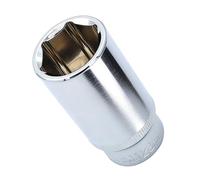 Youzzei 23mm Deep Socket 3/8" Drive 6 Point Square Drive Socket CR-V | Chrome Vanadium Steel 23mm Deep Metric Socket, 6-point Design, 3/8" Square Drive, For Auto Repair Mechanical Maintenance