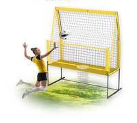 Yoving Volleyball Net Training System, 8 ft Wide by 11 ft High, Great for Serving and Dunking Drills Improves Hitting Accuracy, Power and Technique, Perfect for Team or Individual Training, Rugged