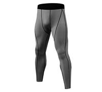Yowablo Men's Compression Running Leggings Sports Training Bodybuilding Long Training Fitness - Blue - 43