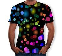 Yowablo Tees Shirt Men's Skull 3D Print Short Sleeve T-Shirt Blouse Tops, (JLYFR20211225ZHS80413724), 2 multi-coloured, M