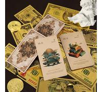 YOWAYOW Taodollar I Ching Cards Oracle Deck - 64 Hexagram Divination Cards, Book of Changes for Reflection, Journaling, Meditation and Beginner-Friendly Readings
