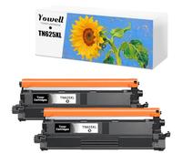 Yowell 2X TN625XL Black Compatible with Brother TN625 XL BK Toner Black | For Brother MFC-L8970CDW MFC-L8730CDW HL-L8430CDW HL-L8570CDW DCP-L8630CDW