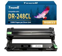 Yowell DR248 rum Compatible with Brother DR248 rum | Compatible with Brother MFC-L3760CDW MFC-L3740CDW DCP-L3560CDW MFC-L3740CDWE MFC-L8390CDW HL-L3240CDW HL-L3220CWE, DR-248CL