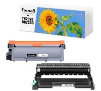 Yowell TN2320 Toner DR2300 Drum Compatible with Brother TN2320 DR2300 for MFC-L2700DW MFC-L2700DN MFC-L2720DW HL-L2340DW HL-L2300D DCP-L2520DW DCP-L2540DN (1x TN2320, 1x 1x DR2300)