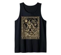 Yowie Bigfoot Tarot Card Constellation Tank Top