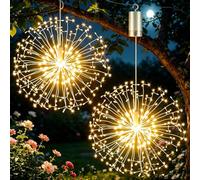 yowin Outdoor Hanging Firework Lights 2 Pack 198 LED Starburst Garden Light