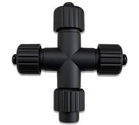 yowin Splitter Connector for Fairy Lights, 2 Pin Christmas Light Splitter, 3 Way Waterproof Light Connector for Outdoor Xmas Garden Icicle Curtain String Lights