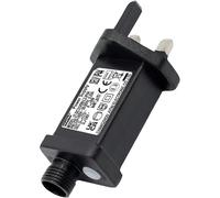 yowin Transformer Plug for Christmas Lights 24V 6W Plug Fairy Lights Adapter, 8 Modes Replacement Plug with Timer, 3 Pin IP44 Waterproof Power Supply for Xmas Lights, Icicle Lights, Festoon Lights