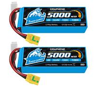 Yowoo 2 Pack 4S 14.8V 5000mAh 150C Graphene LiPo Battery XT90S