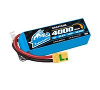 Yowoo 6S Lipo Battery 4000mAh 22.2v 150C Graphene Lipo Battery with Amass Anti-Spark XT90S Connector for RC Airplane Helicopter RC Car Truck Tank Drone Racing Hobby