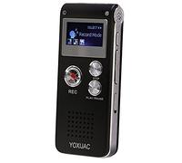 YOXIJAC Digital Voice Recorders Voice Activated Recorder for Meeting Lecture 8GB Audio Recorder Recording Device A-B Repeat Portable Tape Recorder with MP3 Microphone (8GB)