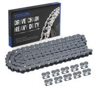 YOXUFA Chain 35 140 Link #35 With Connecting Master Link for CT100U Coleman 100cc mini bike Baja Doodle Bug Blitz Dirt Bug Racer Motor Sports DB30 Harbor Freight Predator 212cc Go Kart Cart Parts