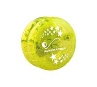 YOY O LED Lights for Beginners Responsive Educational Light Spinner with Colourful Light Effect Promotes Motor Skills Concentration (Yellow, One Size)