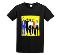 Yoyao Men's B 52S Casual Design T-Shirt Black S