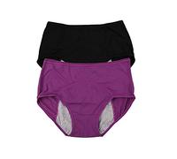 YOYI FASHION Women's Yf00139 Briefs, Purple,Black, 3XL