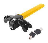 YOYIAG Car Steering Wheel Lock: Steering Lock T-Bar Steering Wheel Immobiliser Anti Theft Steering Wheel Clamp, Anti-Theft Security Device - Vehicle Crime Prevention, Black