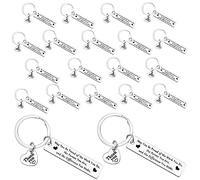 YOYIAG Thank You Gift: 20 Pieces Proud of You Keyrings for Boss Appreciation, Mentor, Teacher, Counselor, Doctor, Nurse, Social Worker