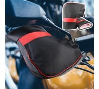 YOYIAG Waterproof Motorcycle Handlebar Muffs with Reflective Strip, Bike Handlebar Gloves, Windproof Winter Cycling Gloves, Warmers Handlebar Muff Cover, 1 Pair