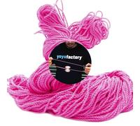 YoYo Factory 100-Pack Yo Yo Strings - Durable Replacement Strings for All Trick Yo-Yos | Works with Magic YoYo, Professional Yoyo & Kids YoYos - Pink