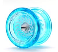 YoYo Factory Arrow Yo Yo - Trick YoYo for Kids & Adults | Beginner to Pro Yo-Yo with Swappable Responsive & Unresponsive Bearings - Blue
