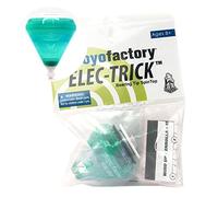 YoYo Factory Elec-Trick Spinning Top - Ball Bearing Spin Top with String | Spinning Tops for Kids, Beginners & Skill Play - Green