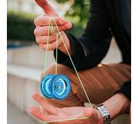 Yoyo for Adults Featuring Stable Spin, Magic Yoyo Boasting Smooth Play, Unresponsive Yo Yo Ball with 5 Strings Glove and Pouch for Hobby Players (Noctilucent Green)