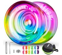 Yoyo Professional Answer for Advanced, Crystalline Gradient K2 with Unresponsive Edge Replacement + 12 Straps + Yoyo Bag + Removal Tool + Axis